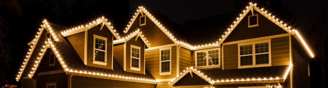 Utah Christmas lights professionally installed